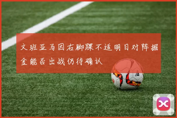 文班亚马因右脚踝不适明日对阵掘金能否出战仍待确认
