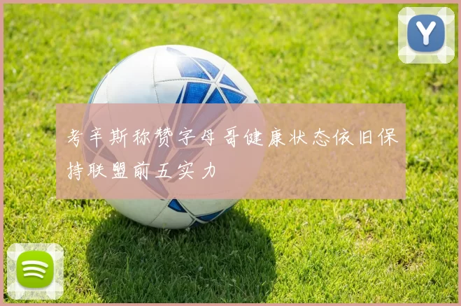 考辛斯称赞字母哥健康状态依旧保持联盟前五实力